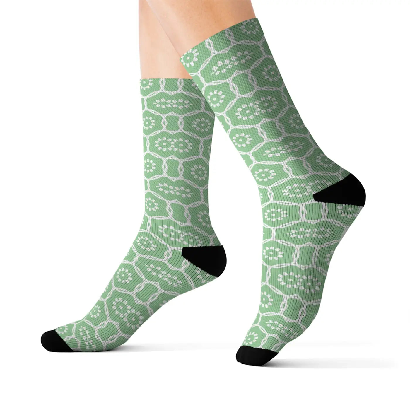 Vibrant Sublimation Socks - Abstract Pattern Design - DipaliZ