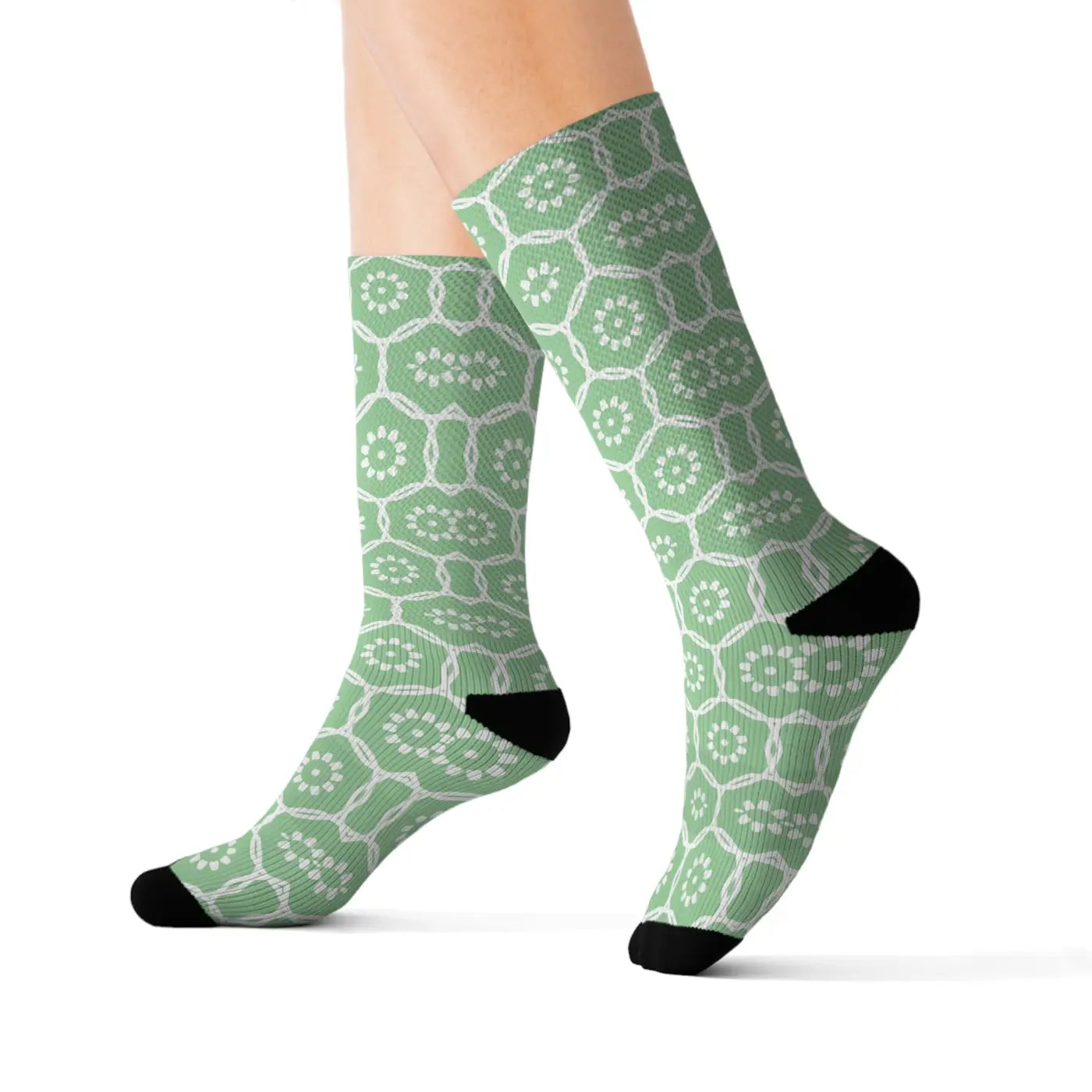 Vibrant Sublimation Socks - Abstract Pattern Design - DipaliZ