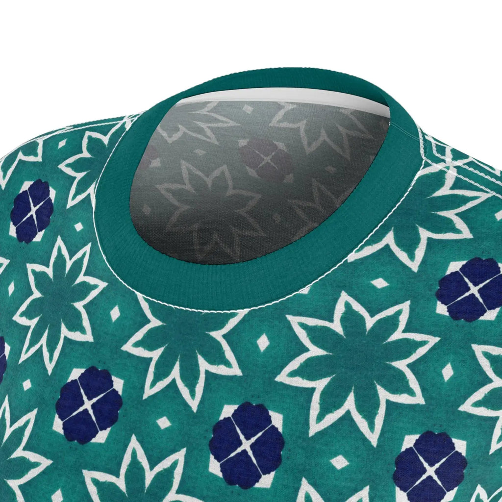 Abstract Pattern AOP Cut and Sew Tee - Streetwear - DipaliZ