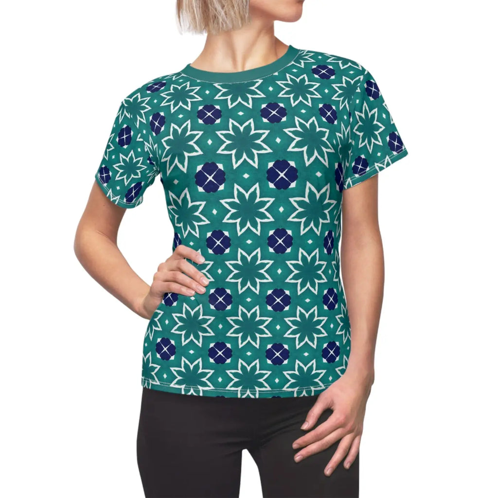 Abstract Pattern AOP Cut and Sew Tee - Streetwear - DipaliZ
