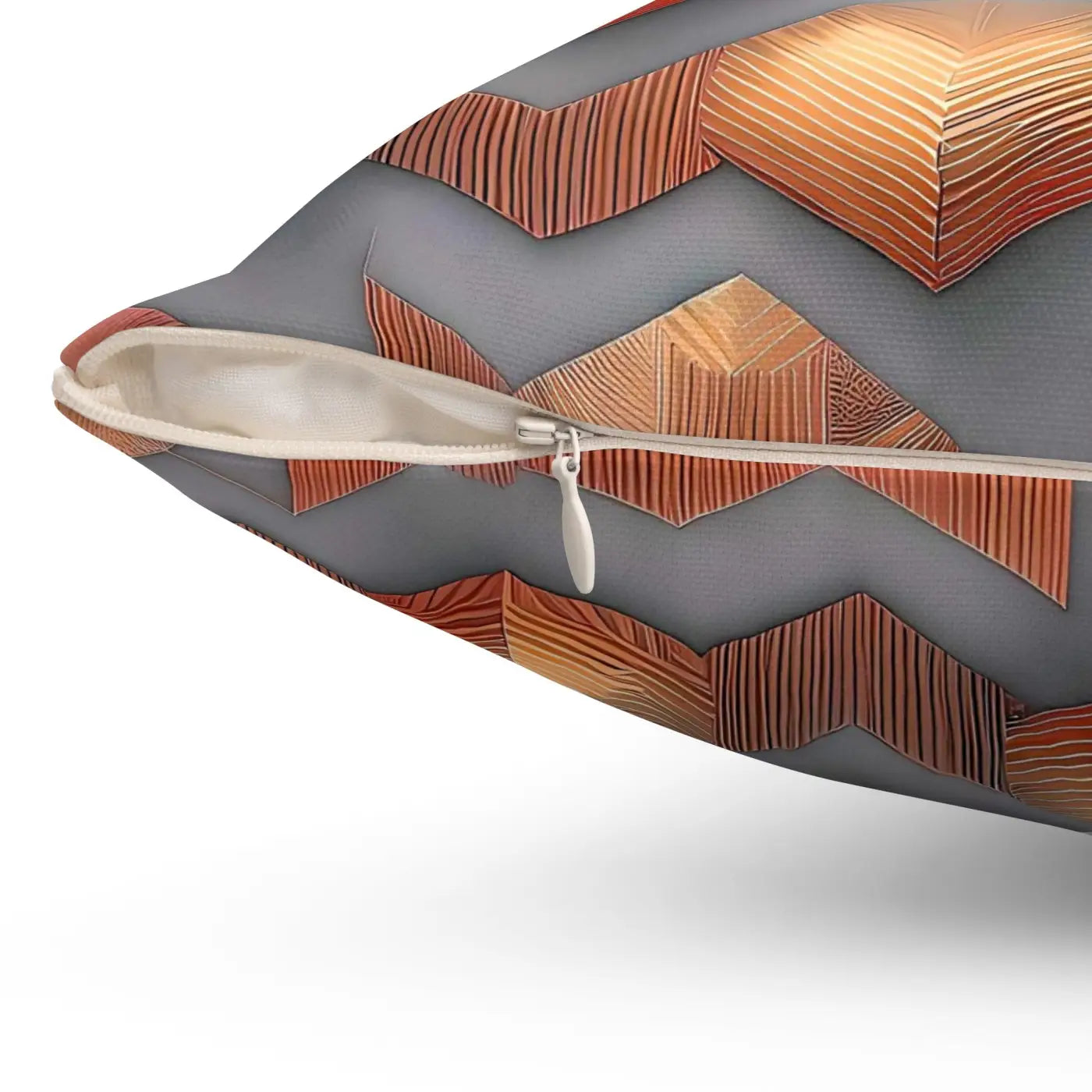 Vibrant Spun Polyester Square Pillow - Modern Abstract Pattern - DipaliZ