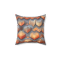 Vibrant Spun Polyester Square Pillow - Modern Abstract Pattern - DipaliZ