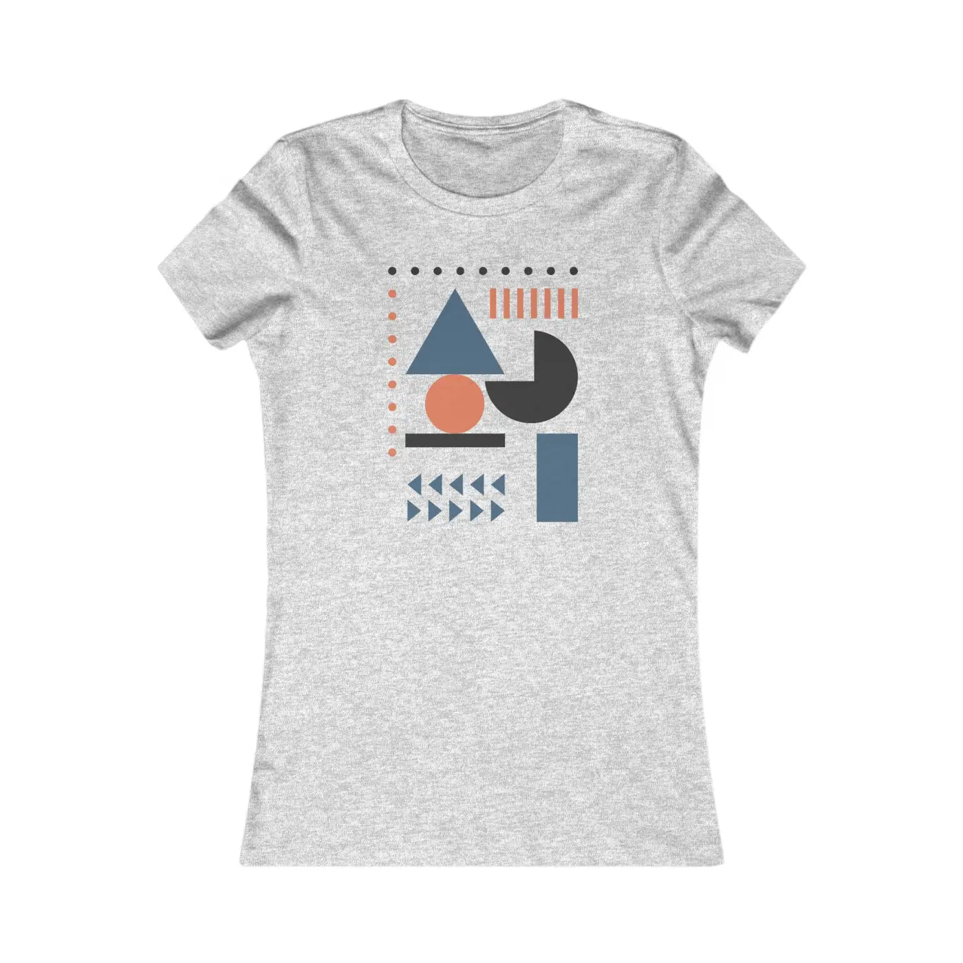 Women's Favorite Tee - Abstract Shapes Design - DipaliZ