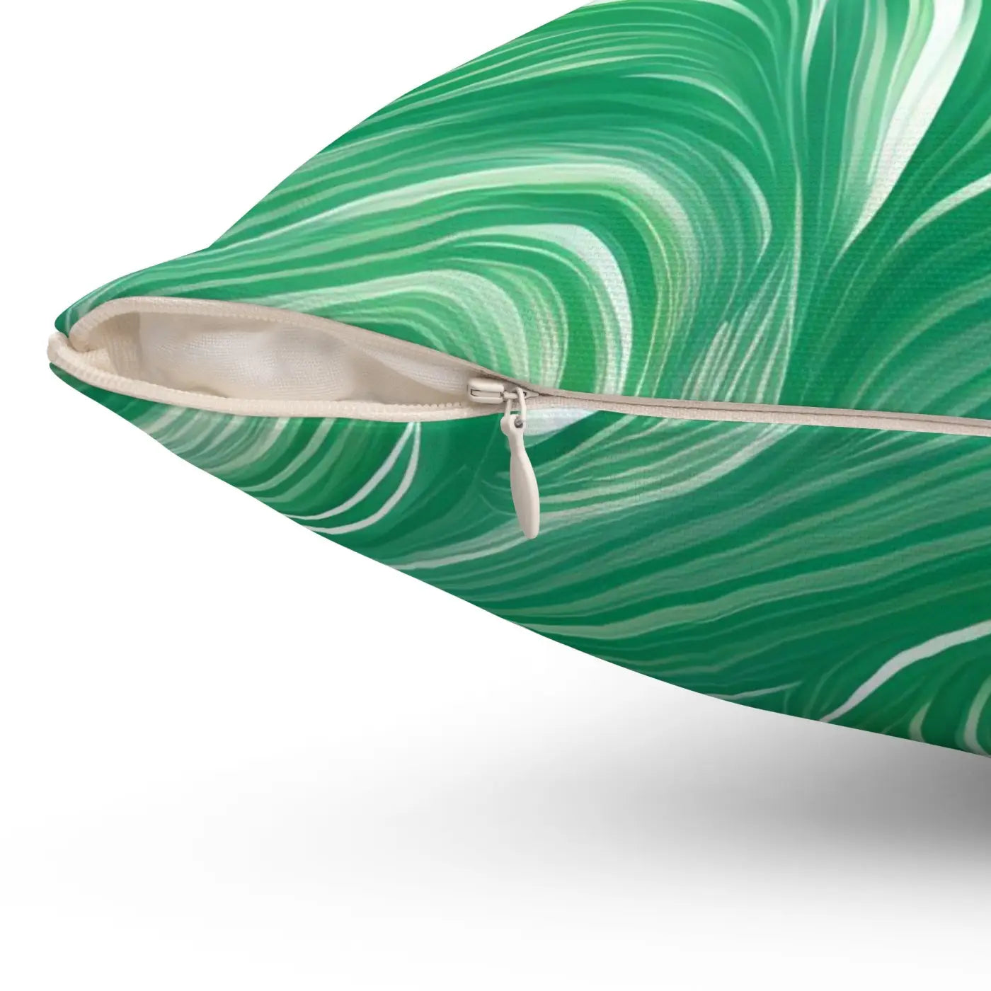 Polyester Square Pillow - Abstract Wavy Pattern - DipaliZ