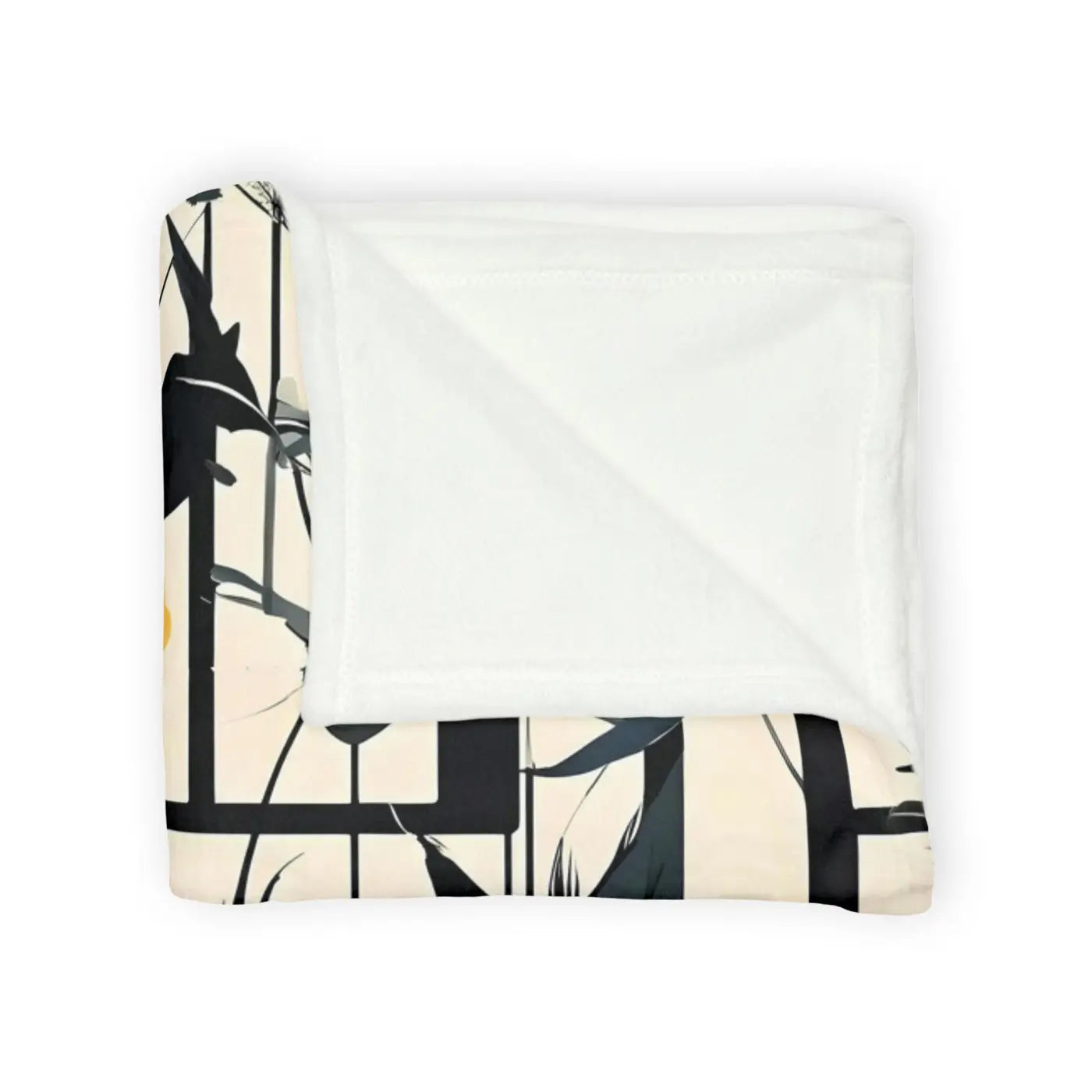 Soft Polyester Blanket - Abstract Wildflowers Pattern - DipaliZ
