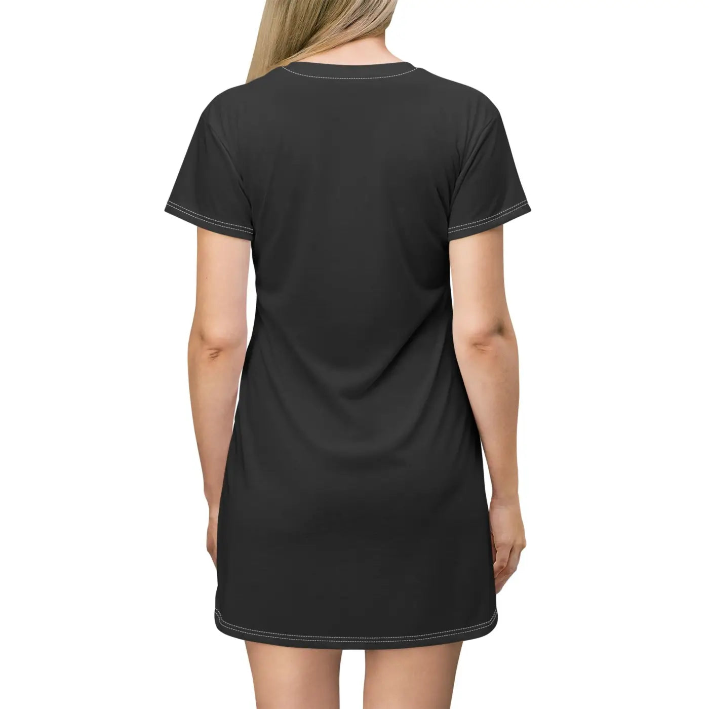 Romantic T-Shirt Dress - Love Hearts Design - DipaliZ