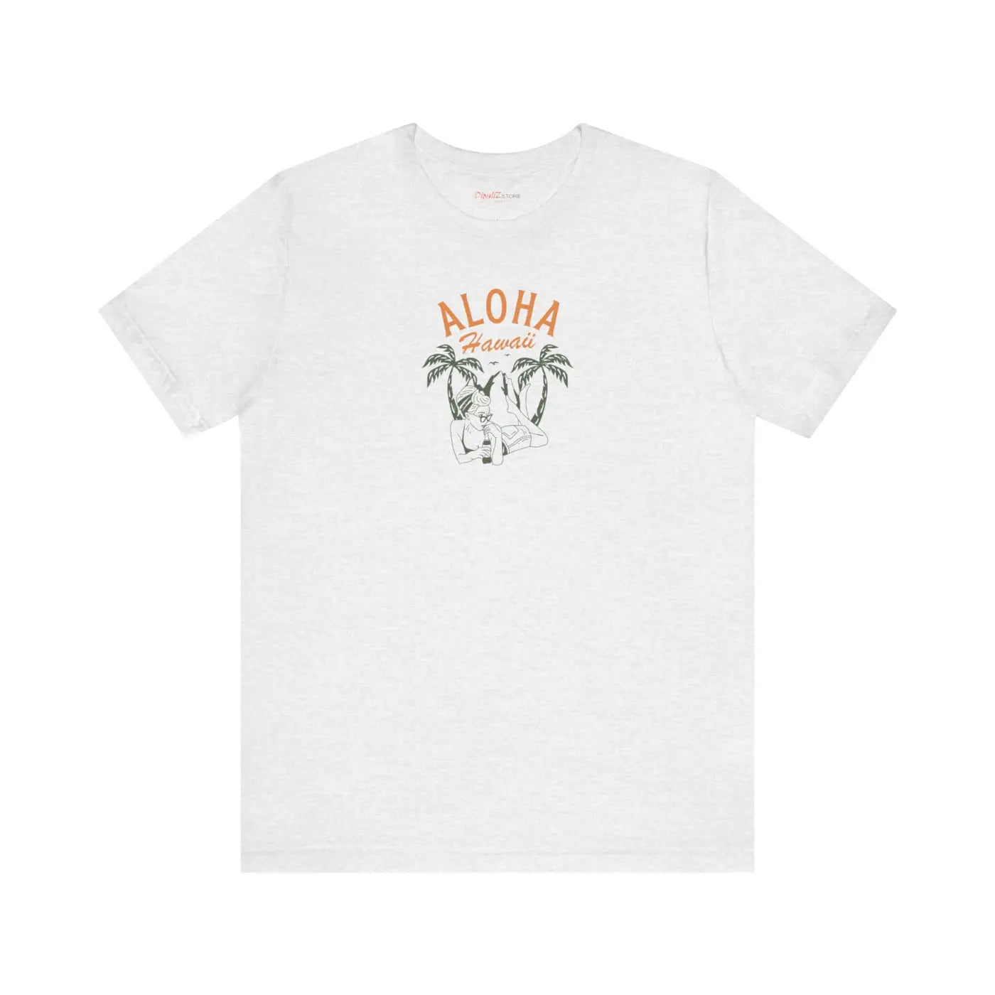Unisex Jersey Short Sleeve Tee - Aloha Hawaii Print - DipaliZ