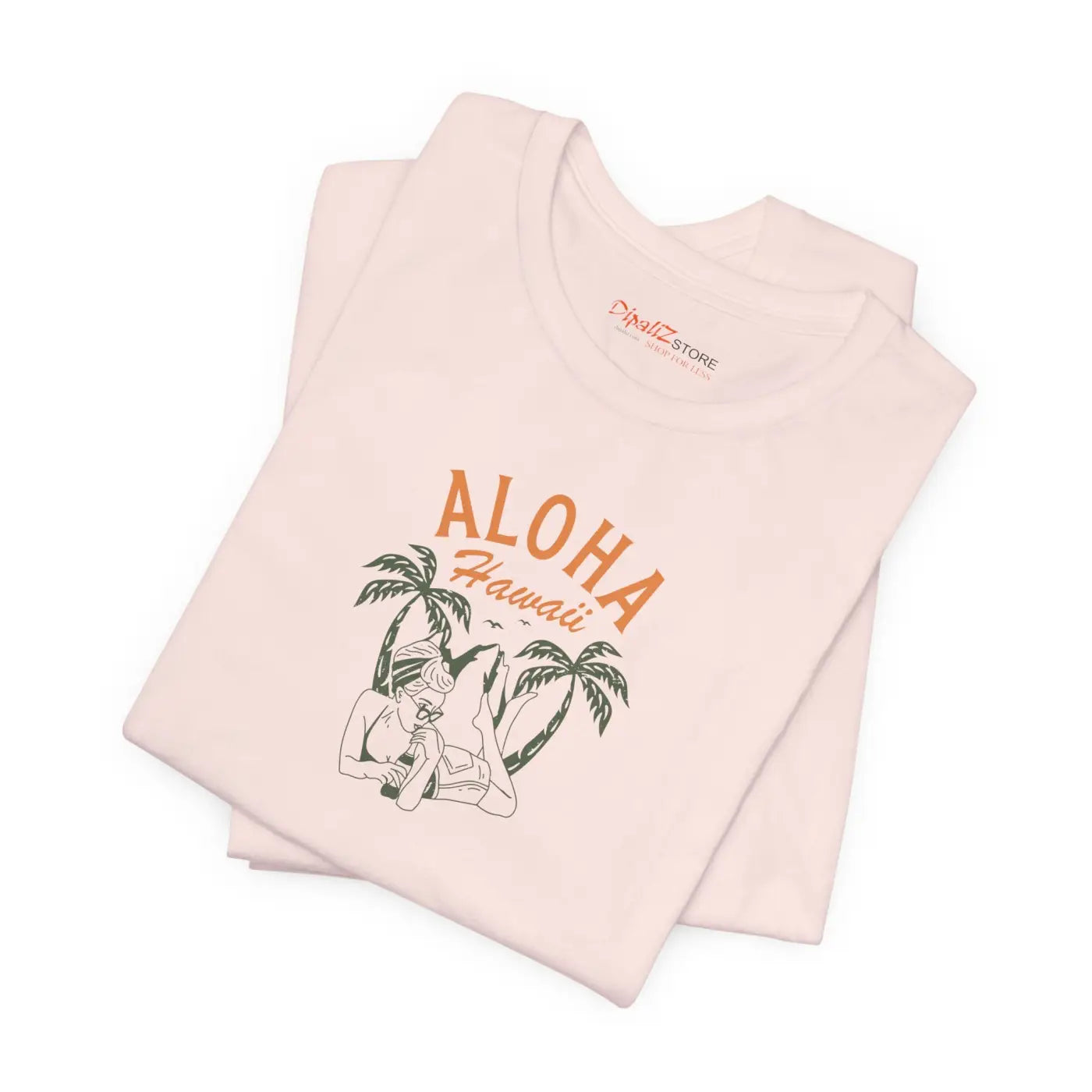 Unisex Jersey Short Sleeve Tee - Aloha Hawaii Print - DipaliZ