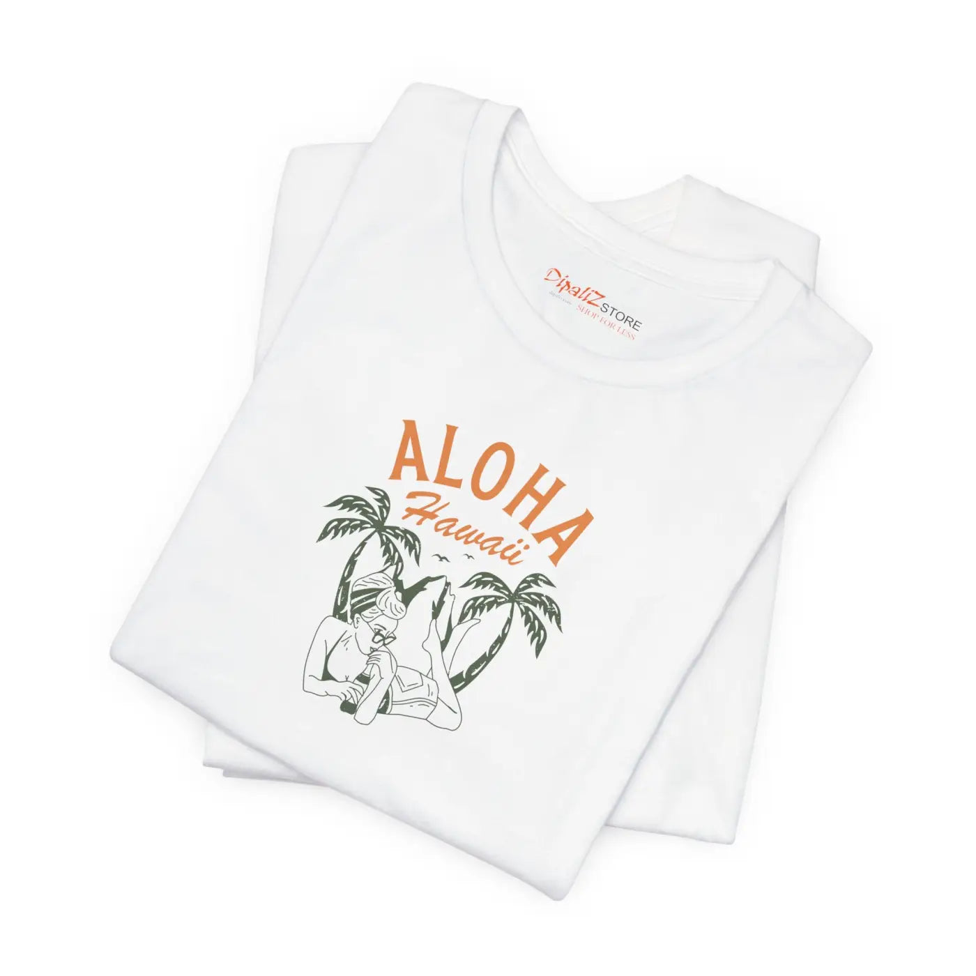 Unisex Jersey Short Sleeve Tee - Aloha Hawaii Print - DipaliZ