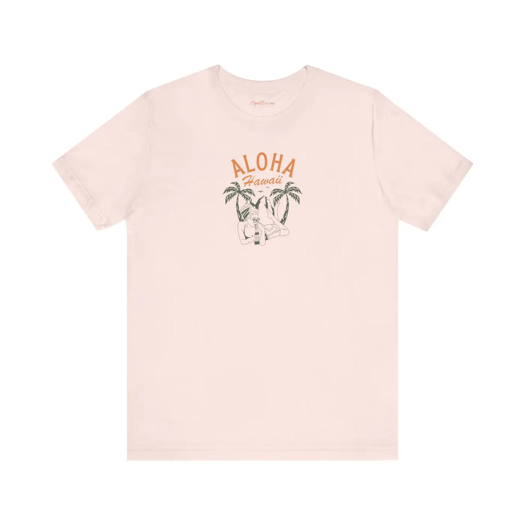 Unisex Jersey Short Sleeve Tee - Aloha Hawaii Print - DipaliZ