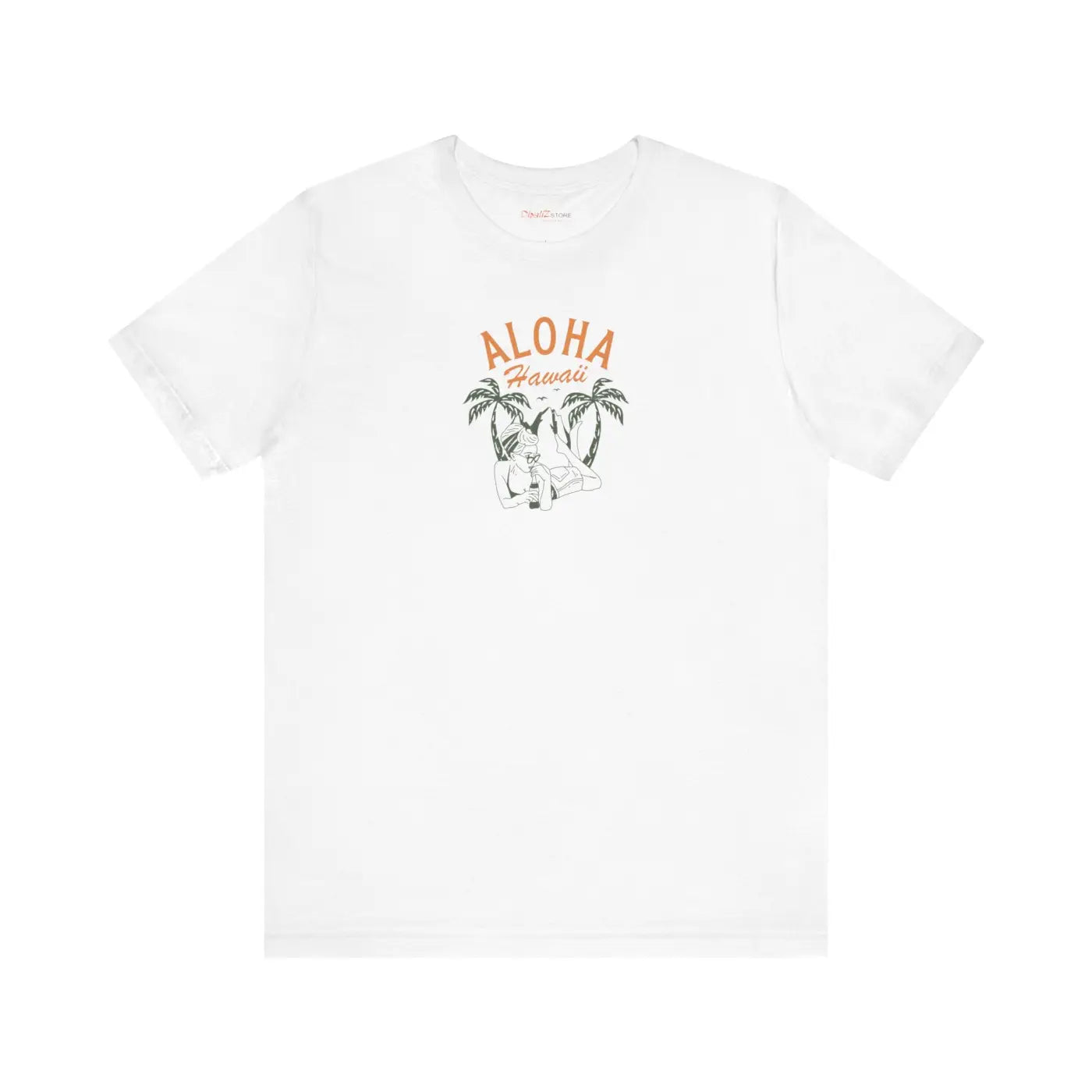 Unisex Jersey Short Sleeve Tee - Aloha Hawaii Print - DipaliZ