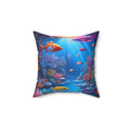 Vibrant Spun Polyester Square Pillow - Bold Home Decor - DipaliZ