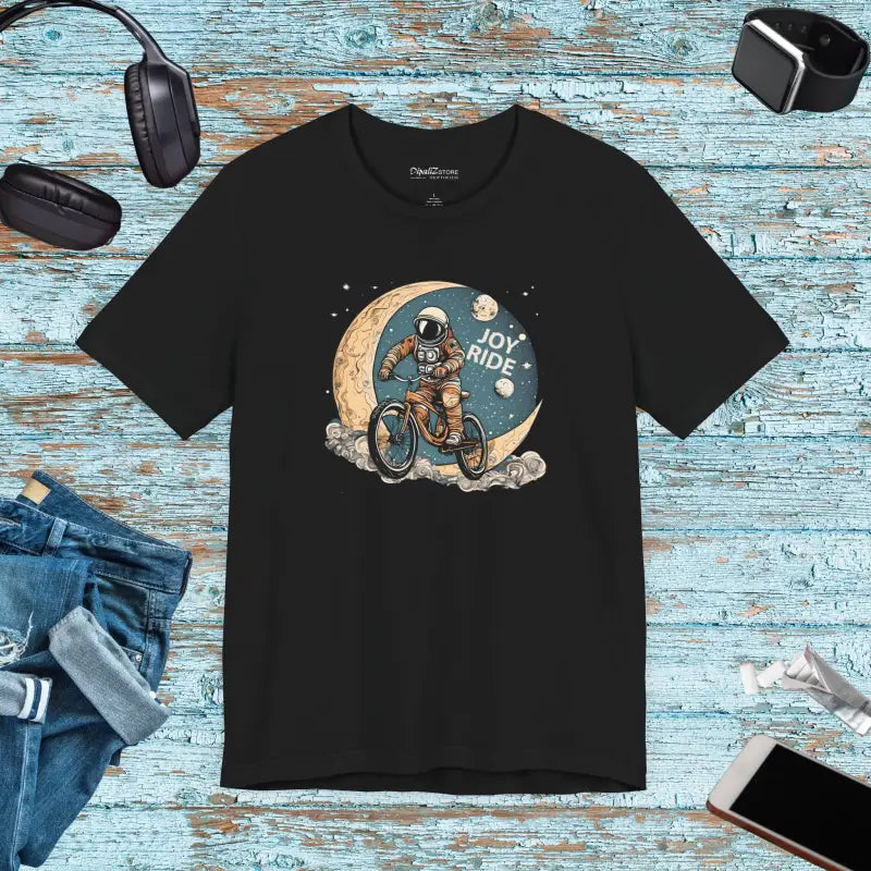 Astronaut On Moon Short Sleeve Tee - Unisex Jersey - DipaliZ