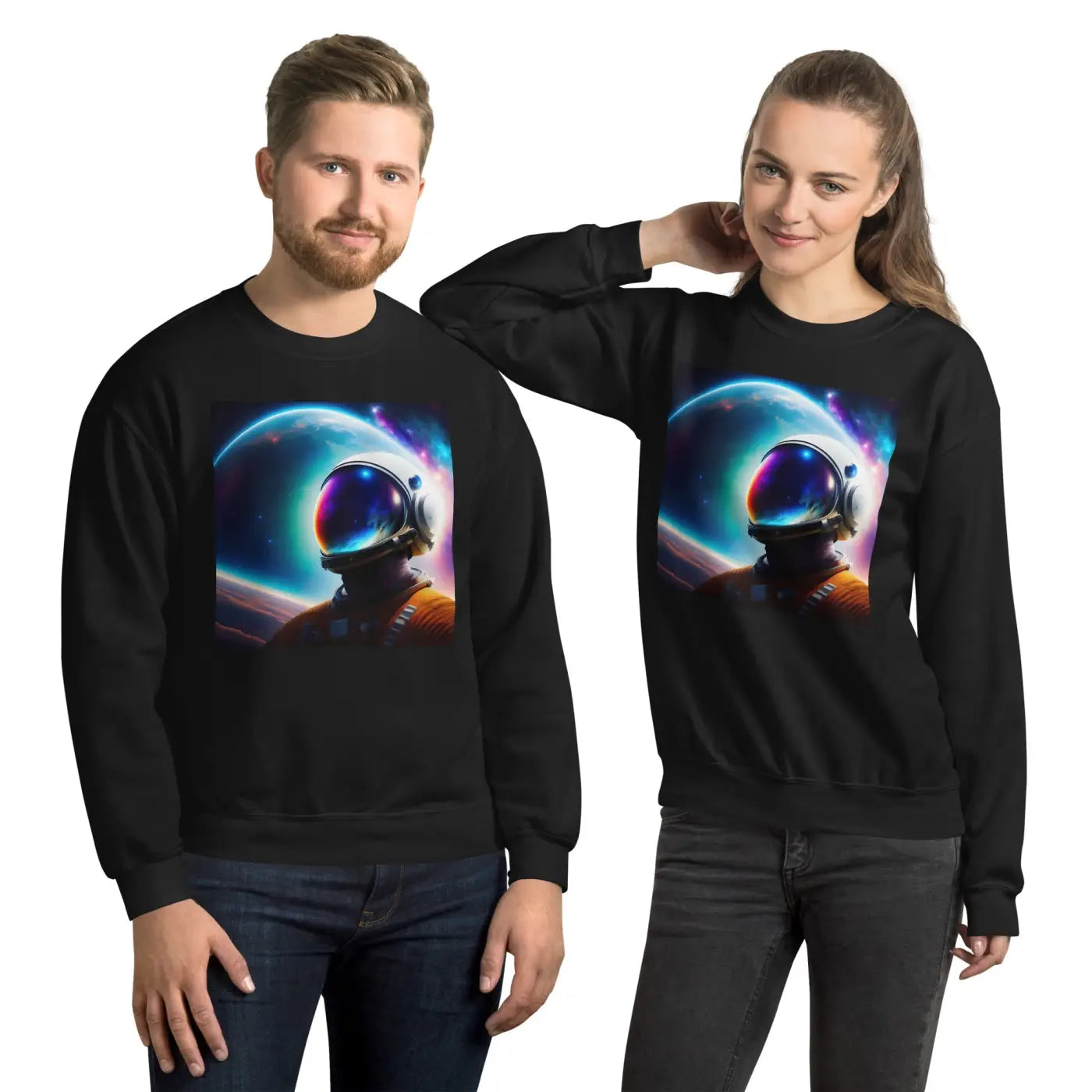 Unisex Sweatshirt - Air Jet Spun Yarn Comfort - DipaliZ