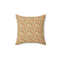 Autumn Leaves Pattern Polyester Square Pillow - Fall Decor - DipaliZ