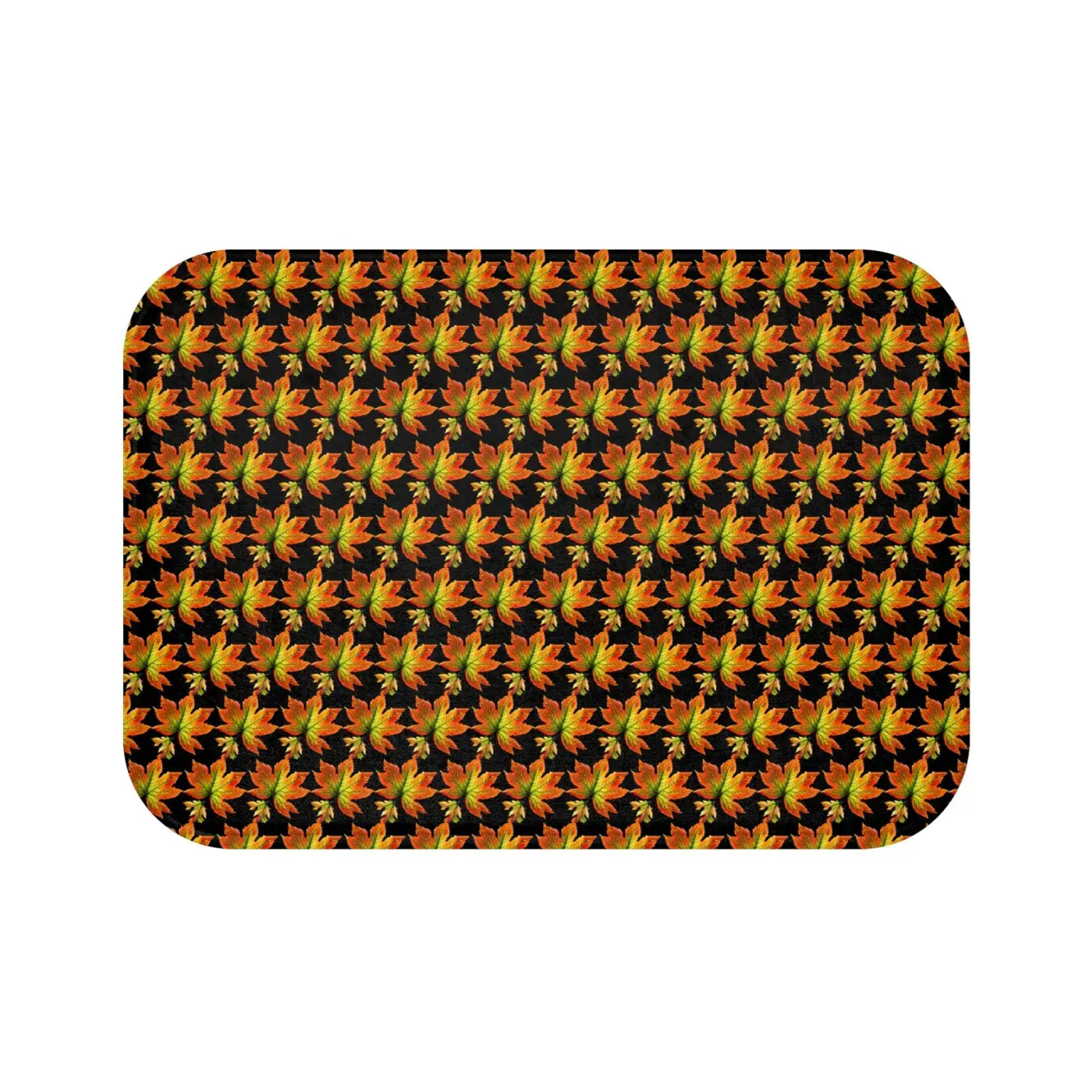 Autumn Maple Leaves Bath Mat - Cozy Seasonal Comfort - DipaliZ