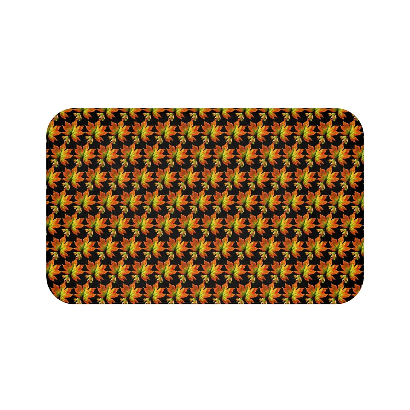 Autumn Maple Leaves Bath Mat - Cozy Seasonal Comfort - DipaliZ