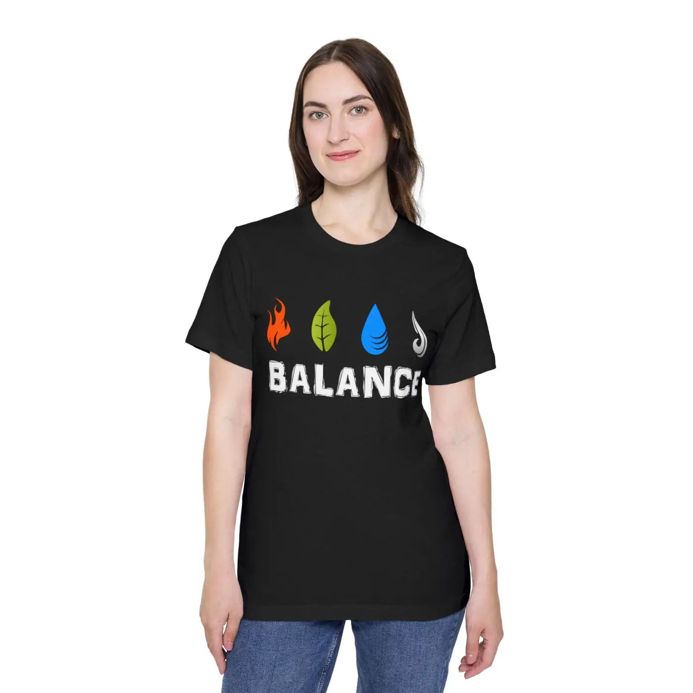 Unisex Deluxe Earth Water Fire Air Elements Tee - DipaliZ