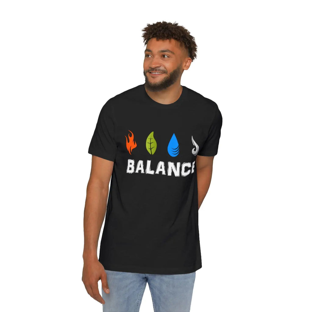 Unisex Deluxe Earth Water Fire Air Elements Tee - DipaliZ