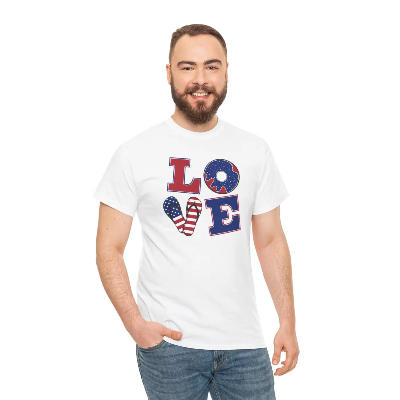 Bald Eagle American Pride Tee - Heavy Cotton Unisex - DipaliZ