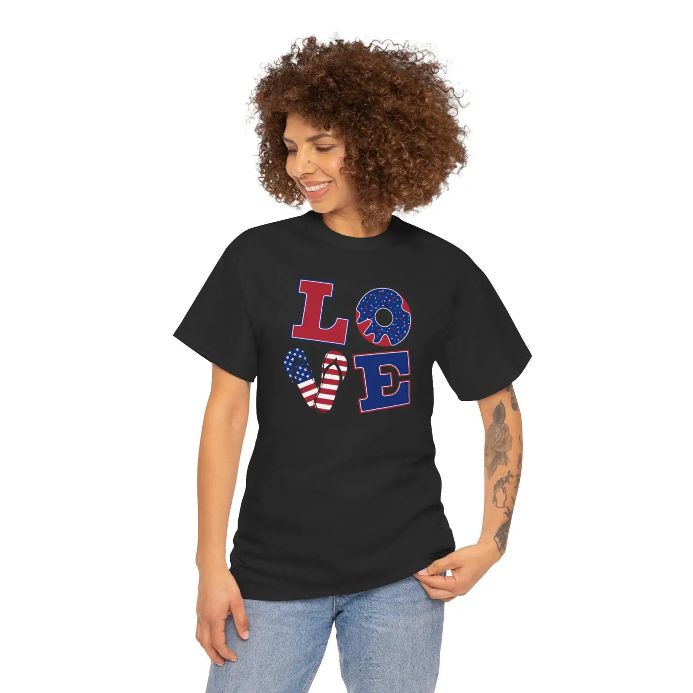 Bald Eagle American Pride Tee - Heavy Cotton Unisex - DipaliZ