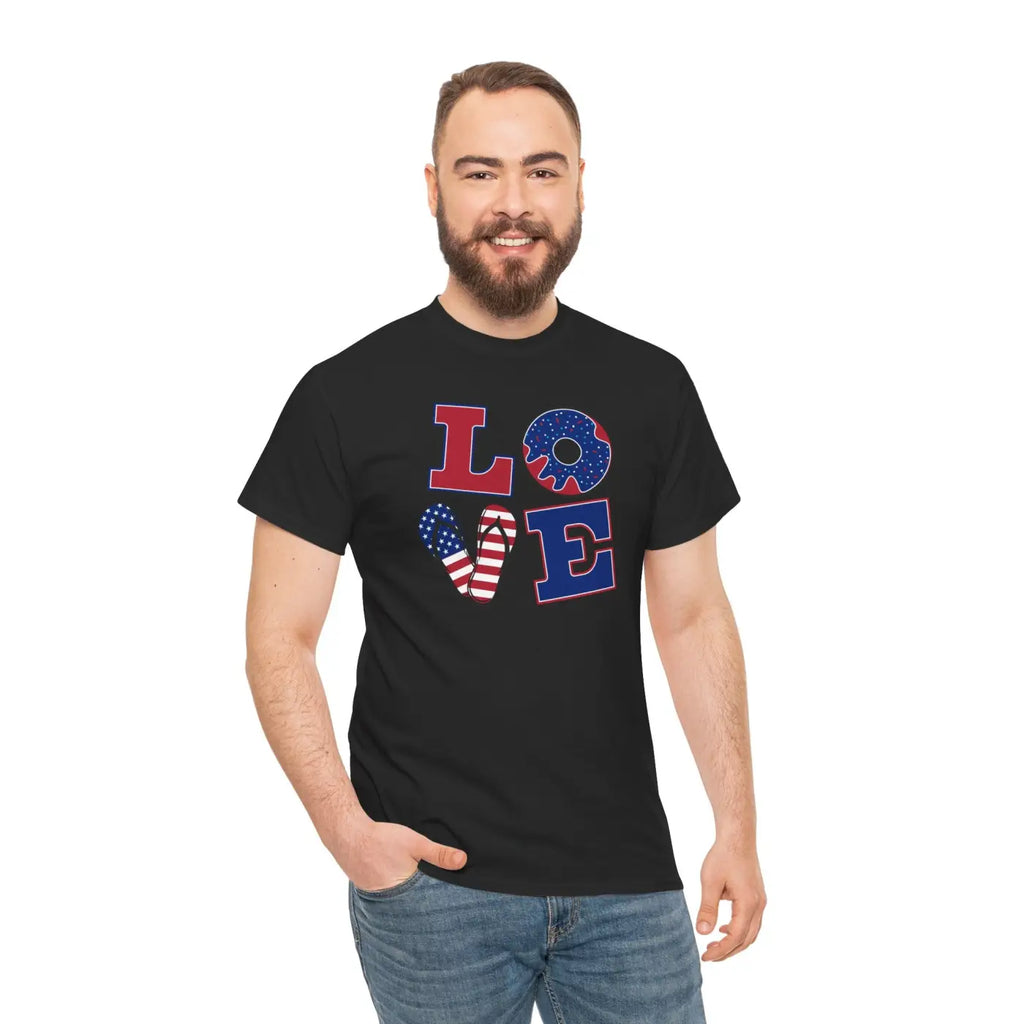Bald Eagle American Pride Tee - Heavy Cotton Unisex - DipaliZ