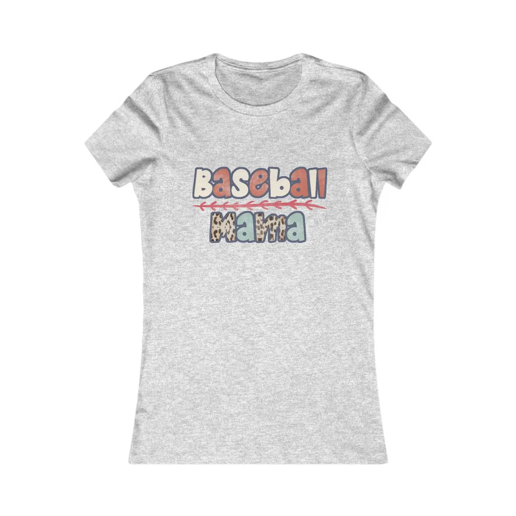 Baseball Mama Favorite Tee - Women's Game Day Comfort - DipaliZ
