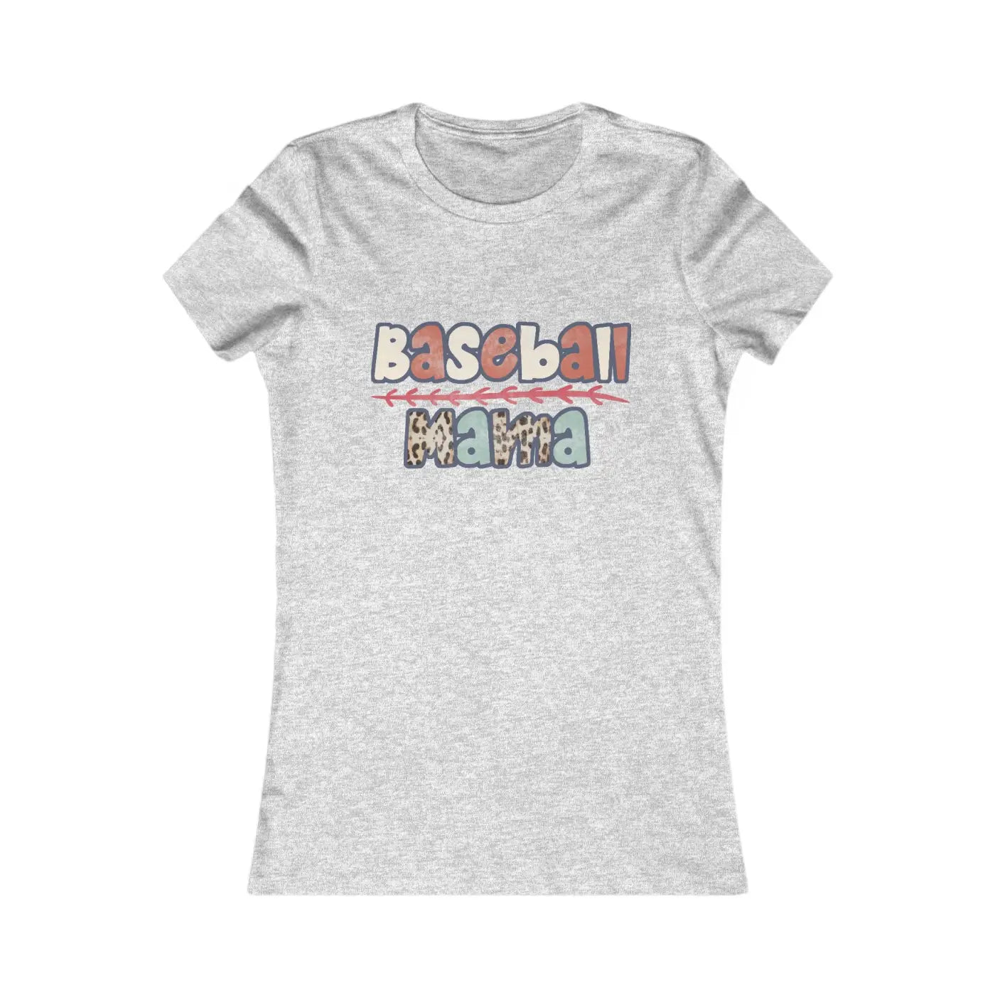 Baseball Mama Favorite Tee - Women's Game Day Comfort - DipaliZ