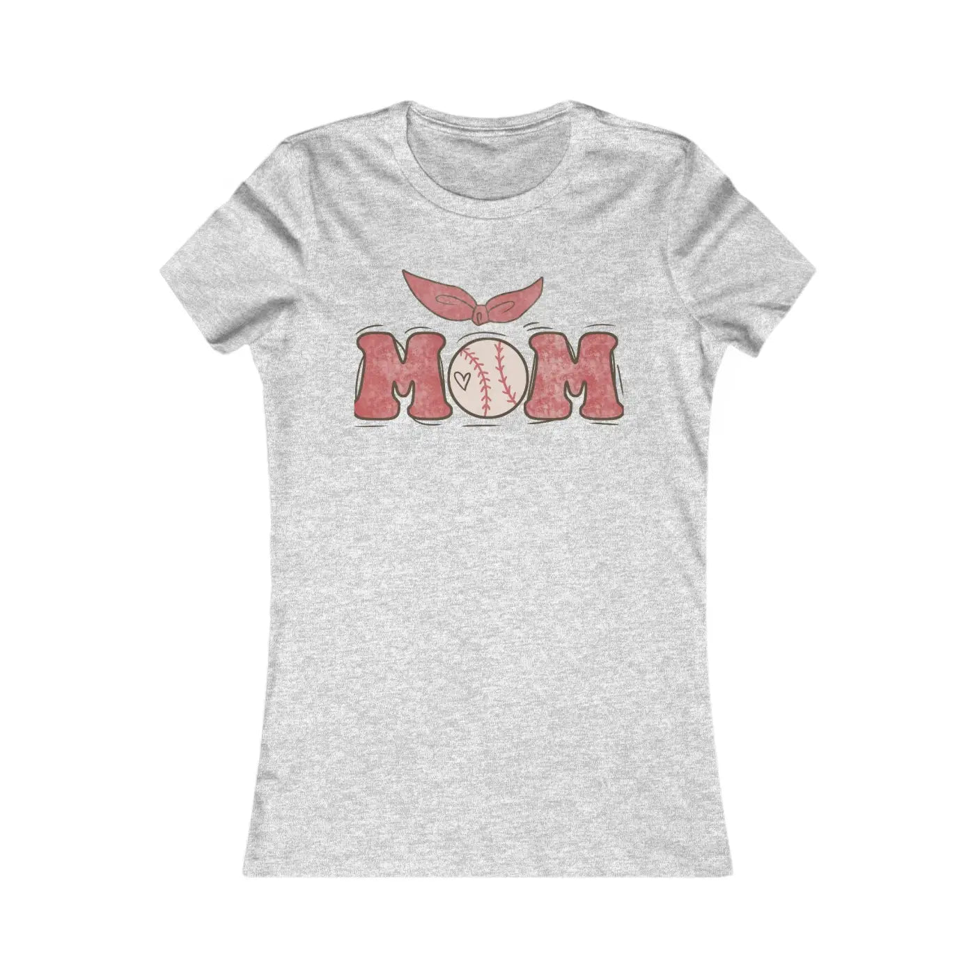 Baseball Mama Favorite Tee - Bold Graphic Women's Top - DipaliZ