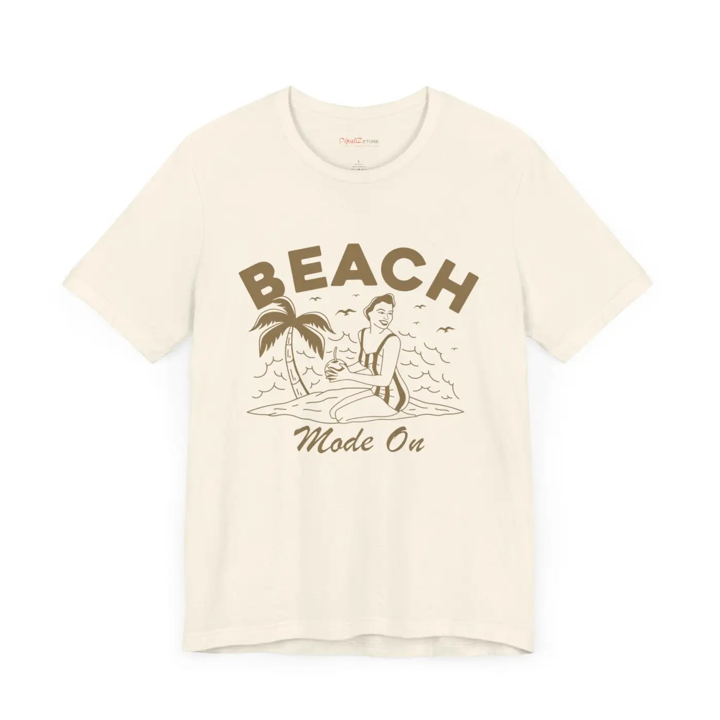 Beach Mode On Jersey Short Sleeve Tee - Summer Ready - DipaliZ