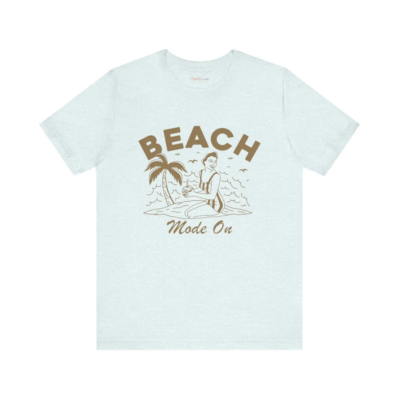 Beach Mode On Jersey Short Sleeve Tee - Summer Ready - DipaliZ
