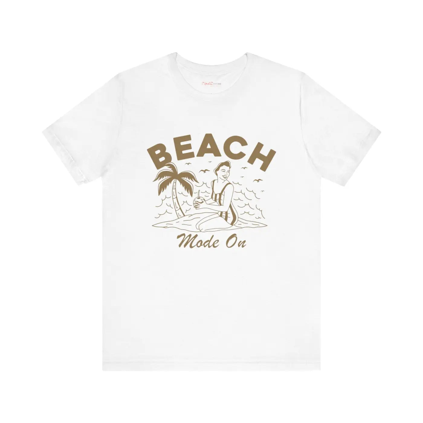 Beach Mode On Jersey Short Sleeve Tee - Summer Ready - DipaliZ