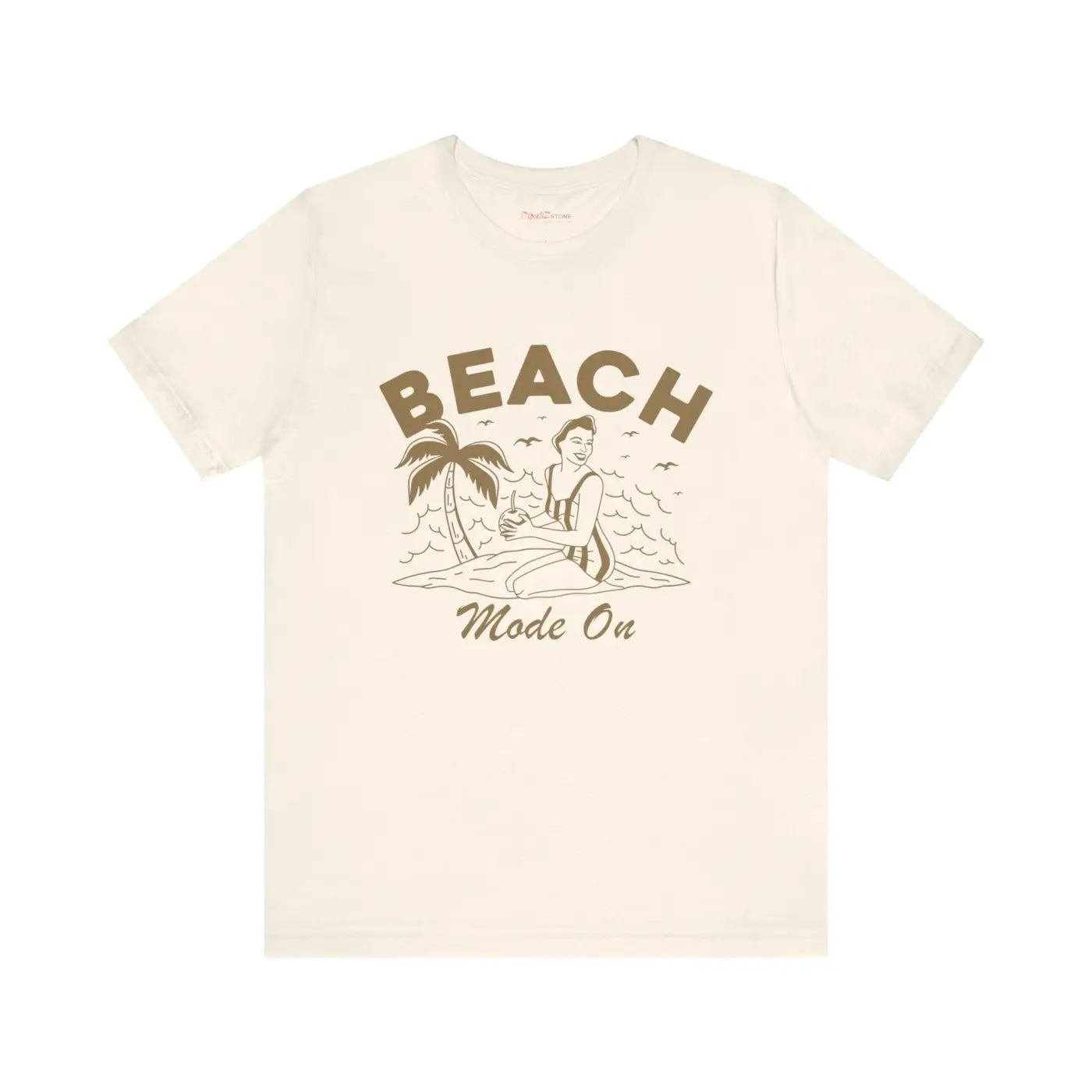 Beach Mode On Jersey Short Sleeve Tee - Summer Ready - DipaliZ