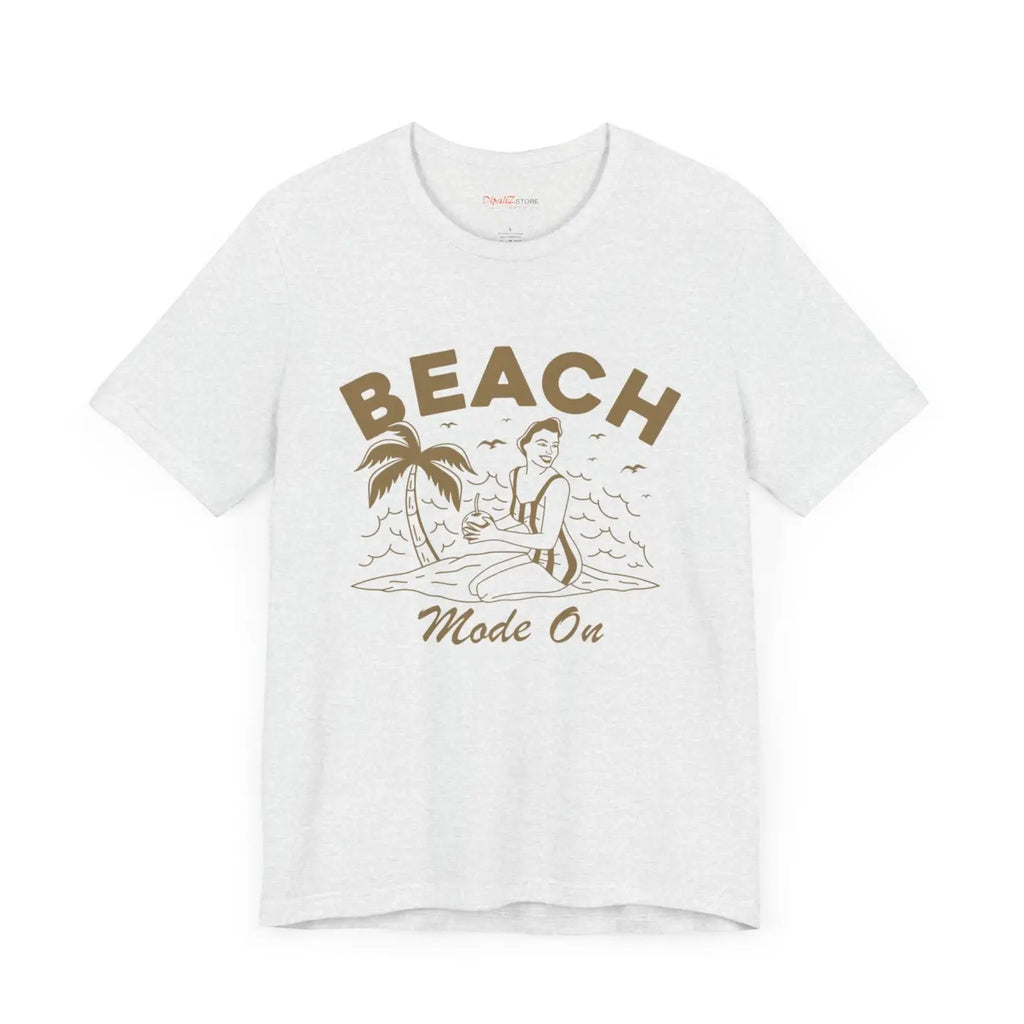 Beach Mode On Jersey Short Sleeve Tee - Summer Ready - DipaliZ