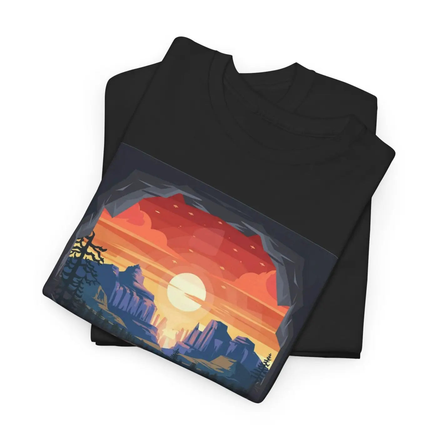 Unisex Deluxe T Shirt - Grand Canyon Landscape Heavy Cotton - DipaliZ
