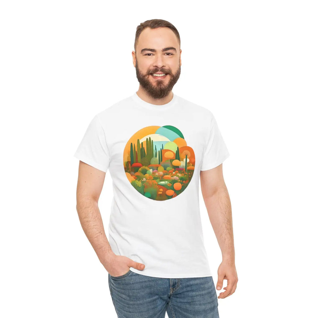 Unisex Deluxe Landscape Tee - Heavy Cotton Comfort - DipaliZ