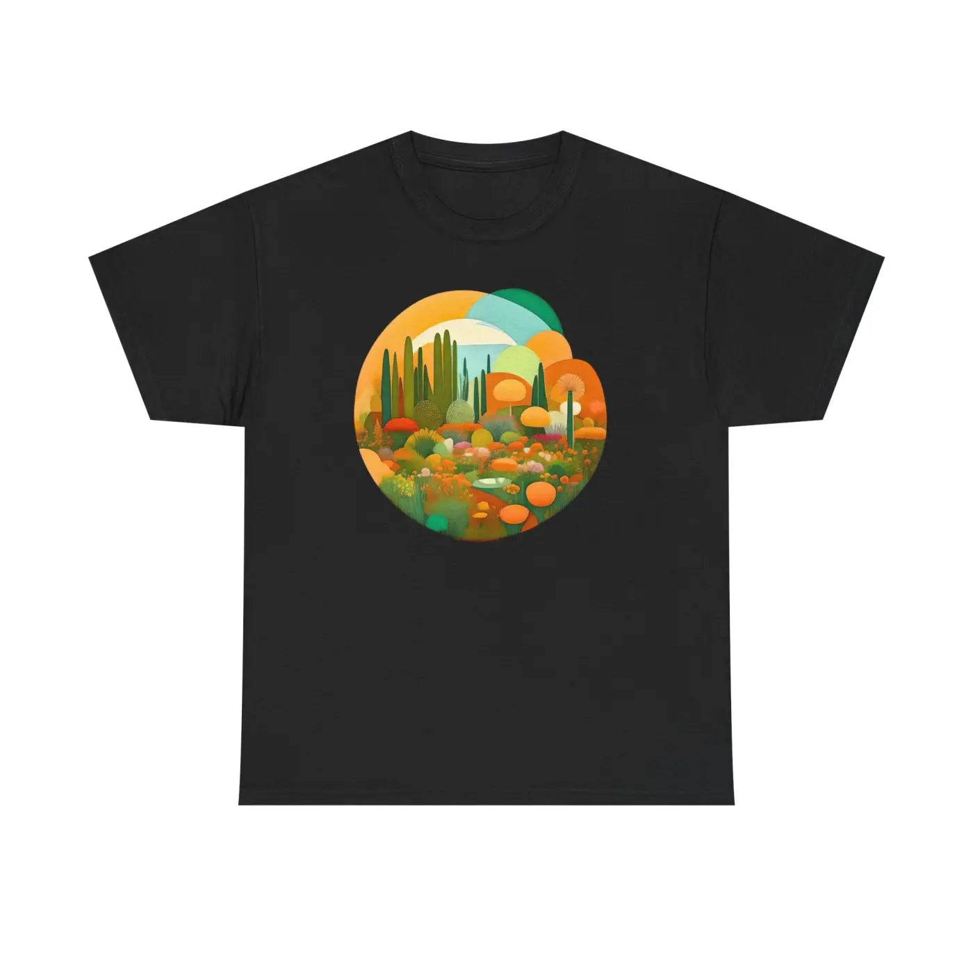Unisex Deluxe Landscape Tee - Heavy Cotton Comfort - DipaliZ