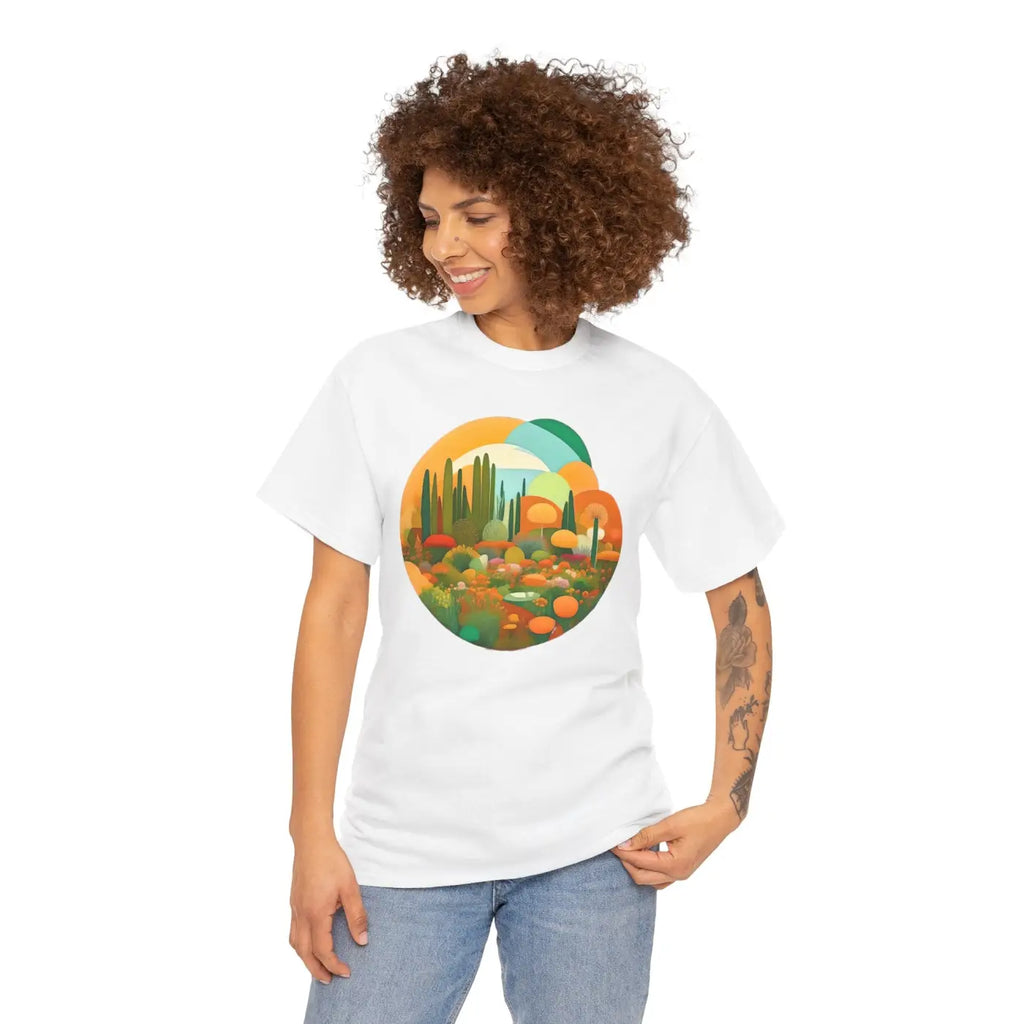 Unisex Deluxe Landscape Tee - Heavy Cotton Comfort - DipaliZ