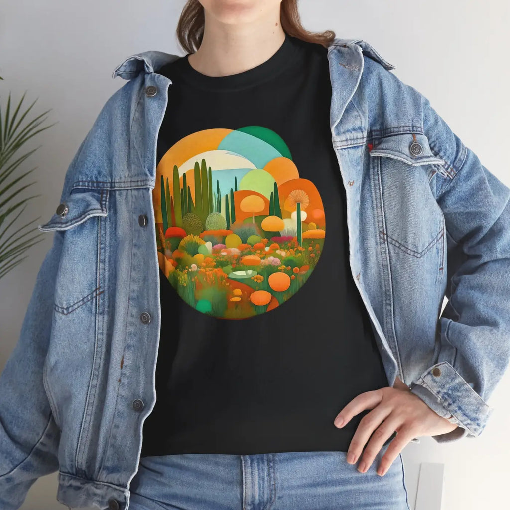 Unisex Deluxe Landscape Tee - Heavy Cotton Comfort - DipaliZ