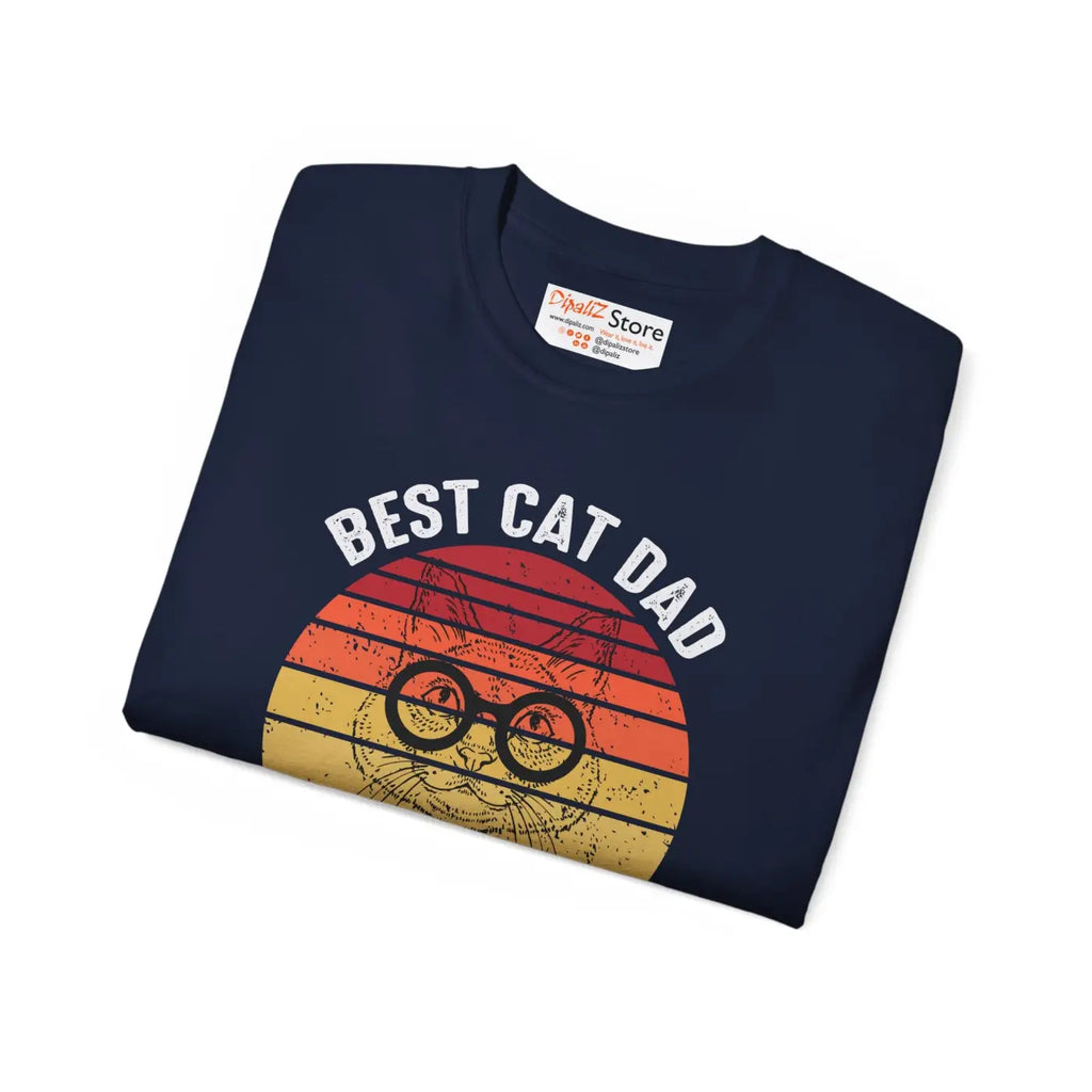 Cat Dad Unisex Ultra Cotton Tee - Feline Lover Gift - DipaliZ