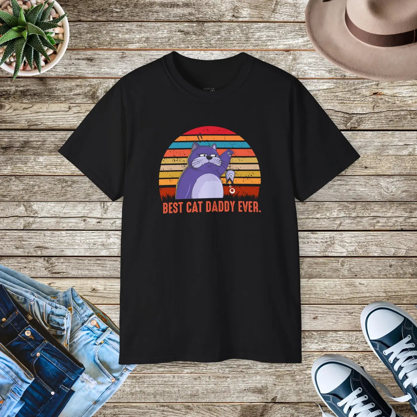 Unisex Ultra Cotton Tee - Cat Daddy Design - DipaliZ