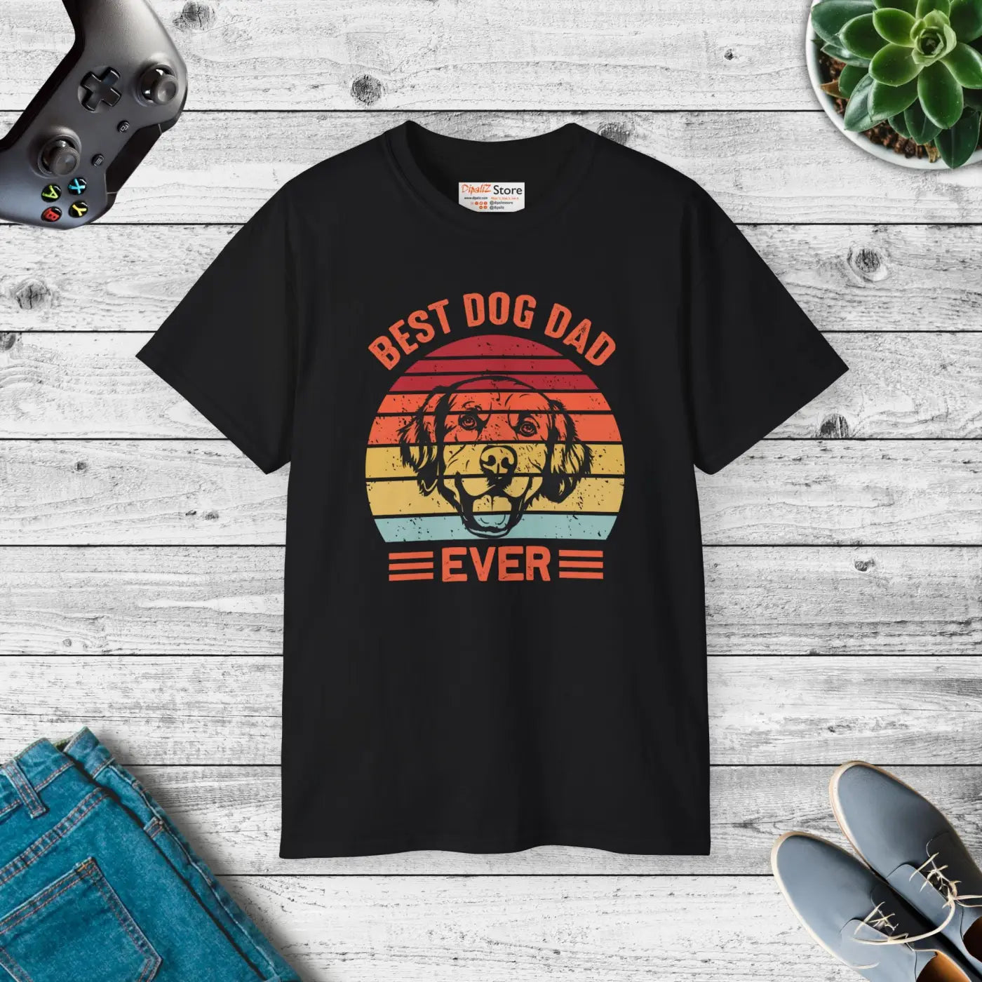 Dog Lover Tee - Ultra Cotton Dad Shirt - DipaliZ