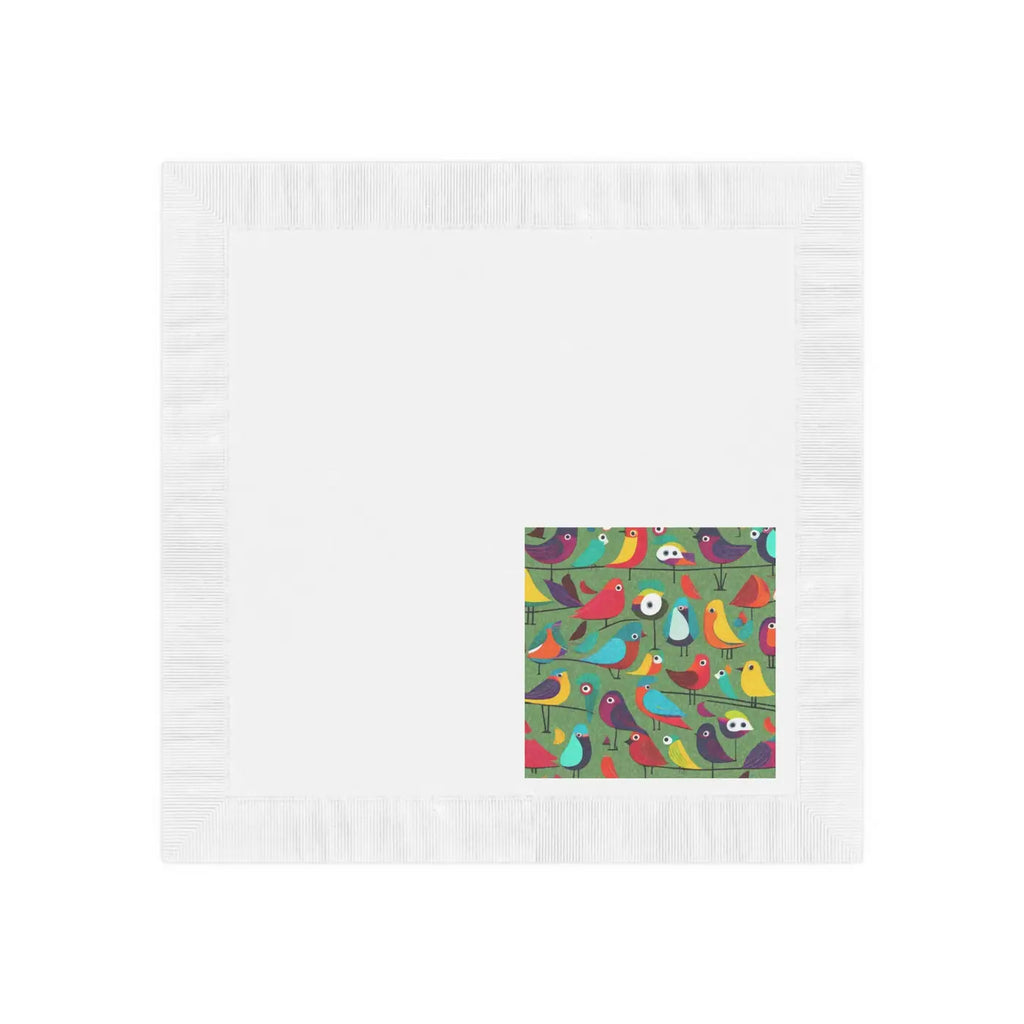 White Coined Napkins - Elegant Table Setting - DipaliZ