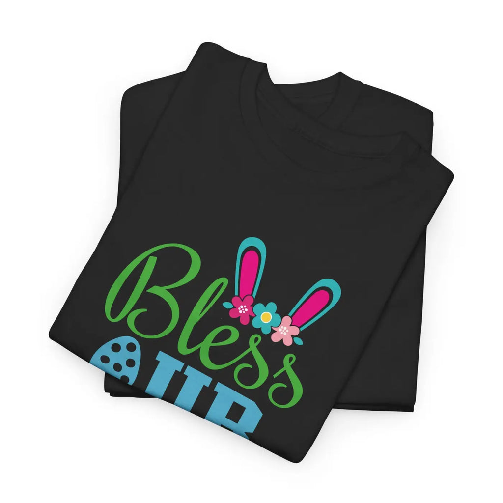 Unisex Deluxe T Shirt - Bless Our Nest Easter Design - DipaliZ