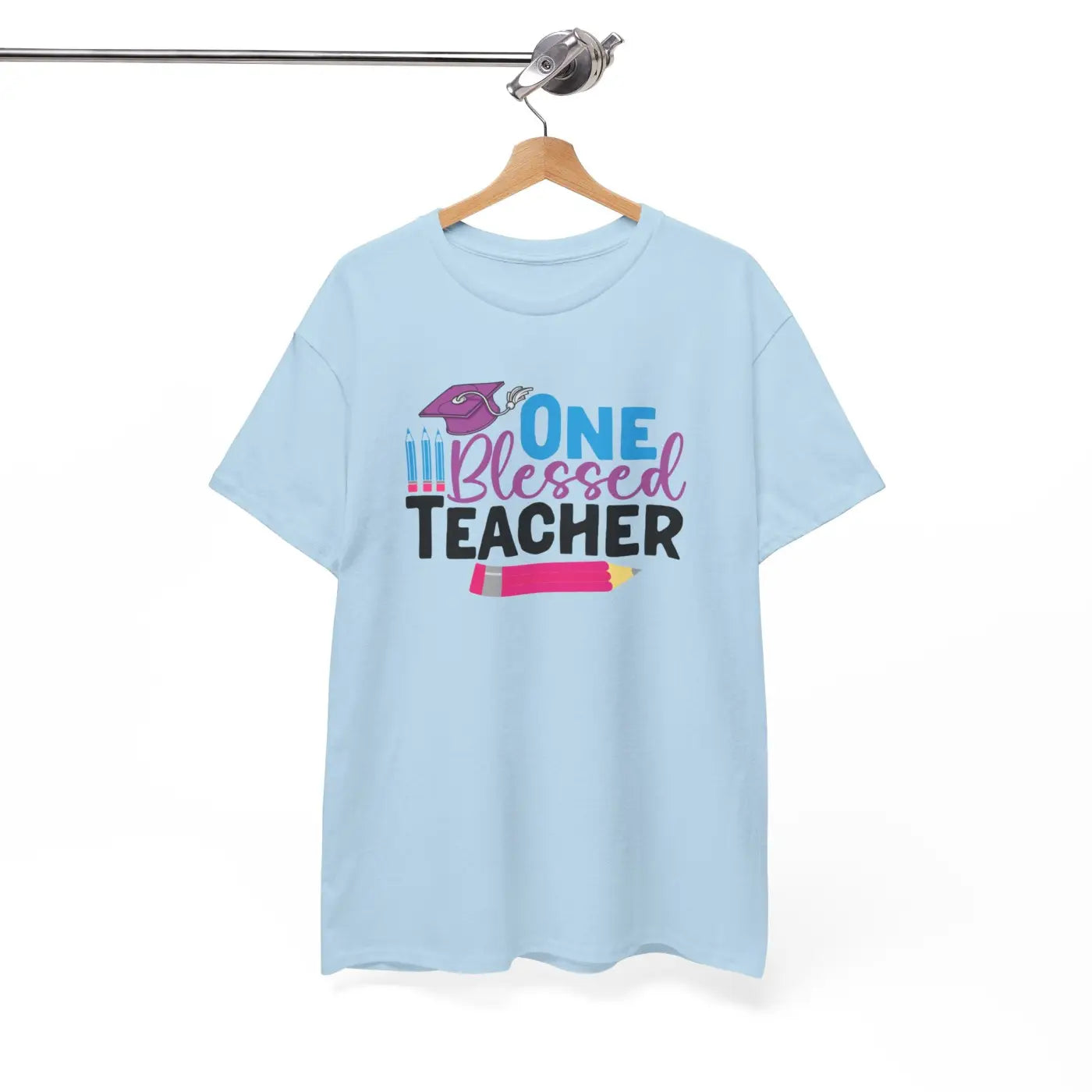 One Blessed Teacher Deluxe T Shirt - Unisex Heavy Cotton - DipaliZ