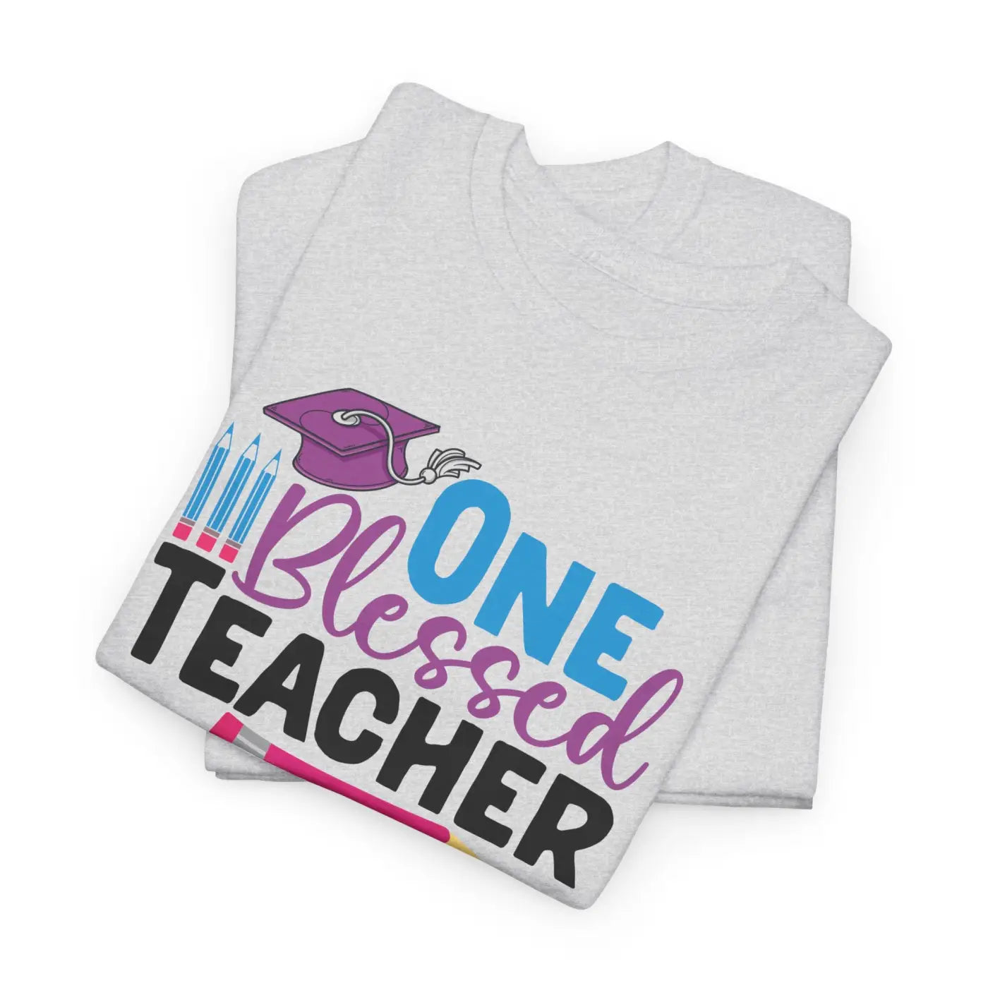 One Blessed Teacher Deluxe T Shirt - Unisex Heavy Cotton - DipaliZ