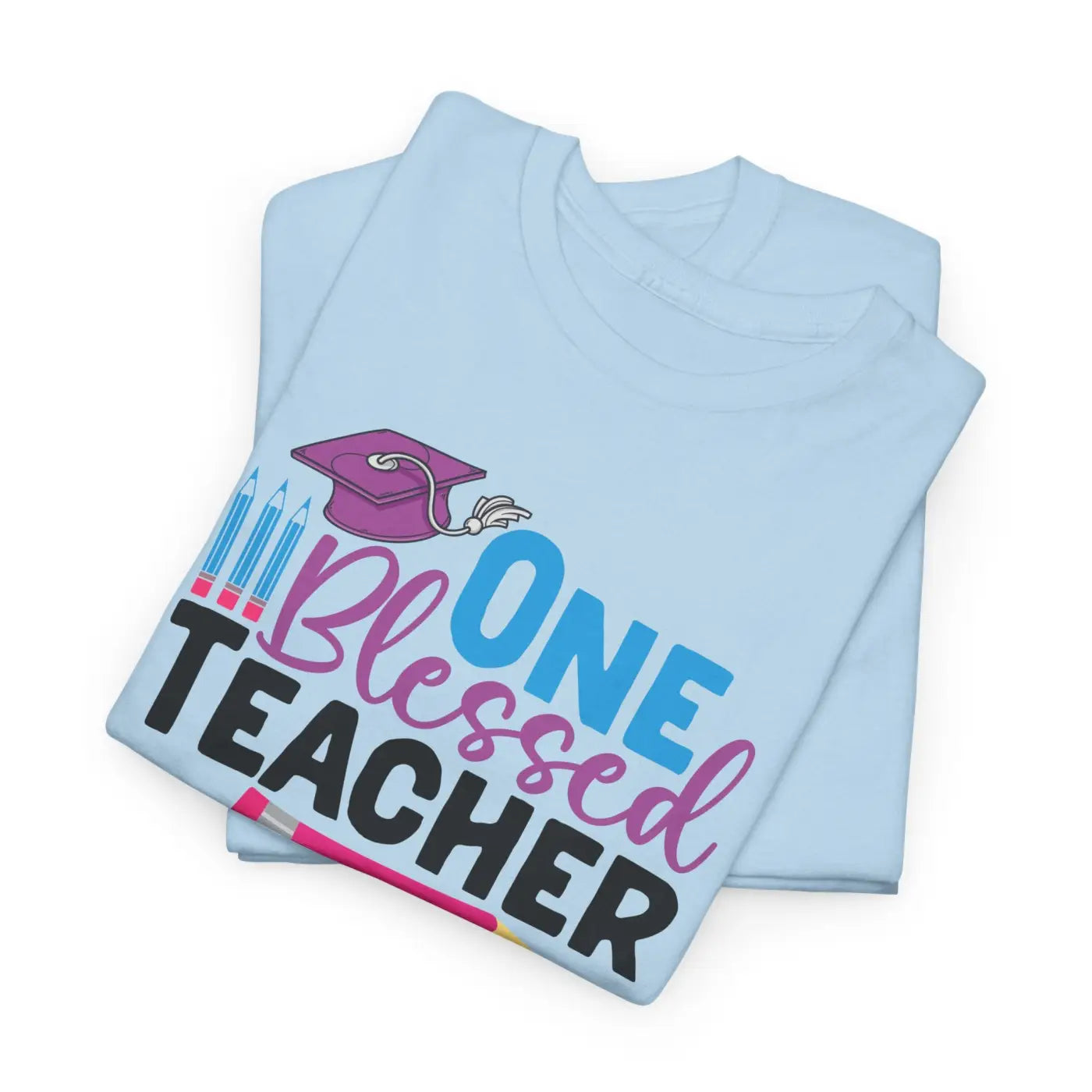 One Blessed Teacher Deluxe T Shirt - Unisex Heavy Cotton - DipaliZ