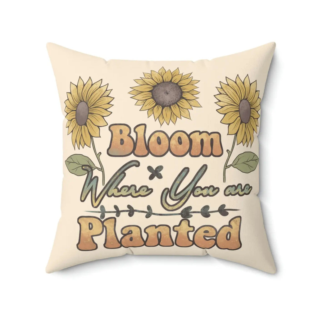 Spun Polyester Square Pillow - Bold Comfort Style - DipaliZ