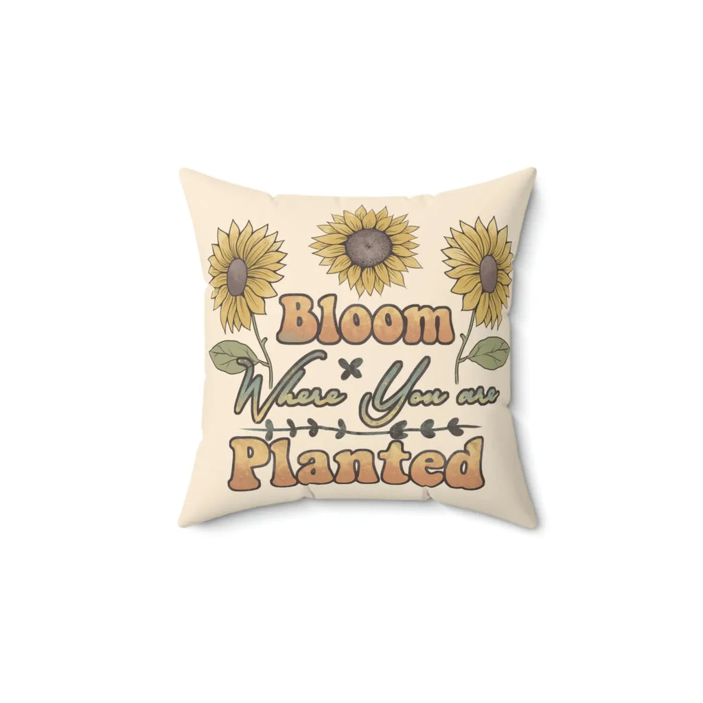 Spun Polyester Square Pillow - Bold Comfort Style - DipaliZ