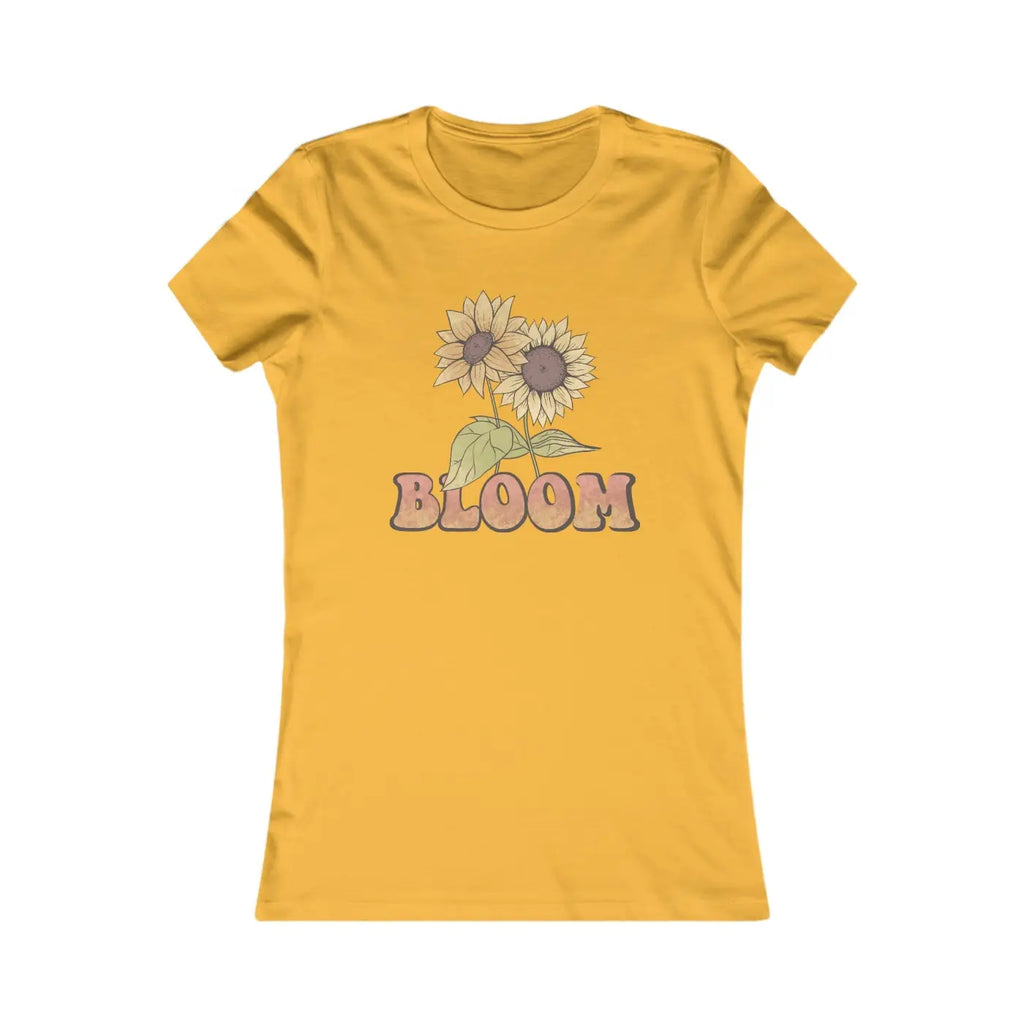 Sunflower Bloom T-Shirt - Women's Favorite Tee - DipaliZ